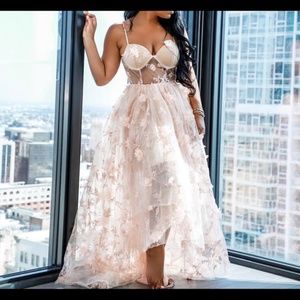 Blush High Low dress